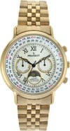 Peugeot Multi Function Moon Phase Perpetual Calendar Stainless Steel Watch- 40MM