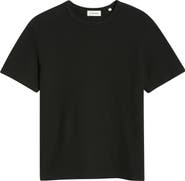 FRAME Textured Cotton Jacquard T-Shirt