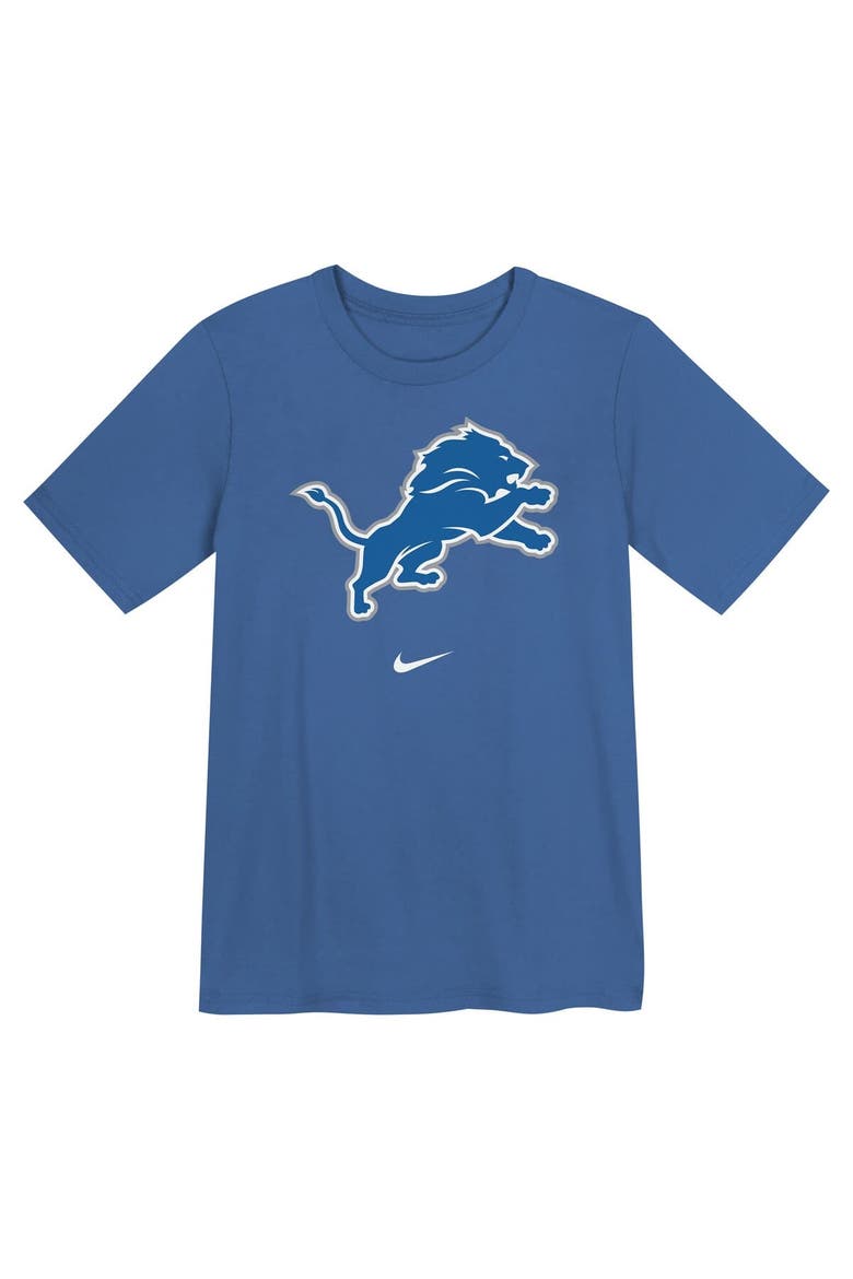 Preschool Nike Blue Detroit Lions Primary Logo Legend Performance T-Shirt, Alternate, color, Blue