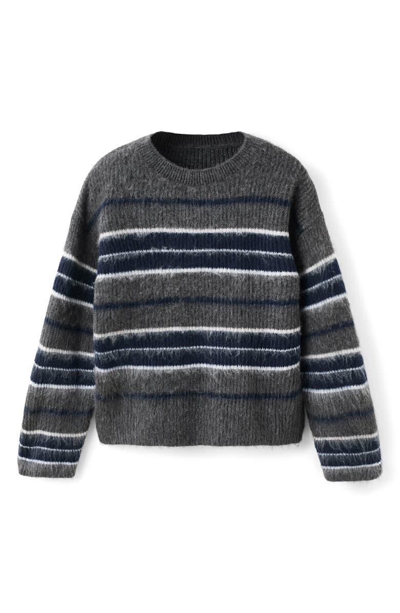 MANGO Stripe Sweater, Alternate, color, 