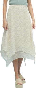 WISHLIST Double Layer Midi Skirt