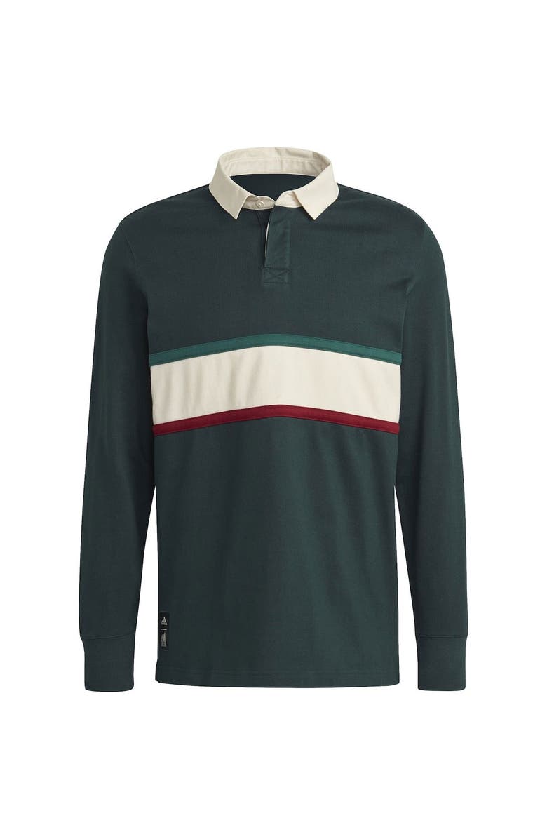 adidas Men's adidas Green Mexico National Team Lifestyler Long Sleeve Polo, Alternate, color, 