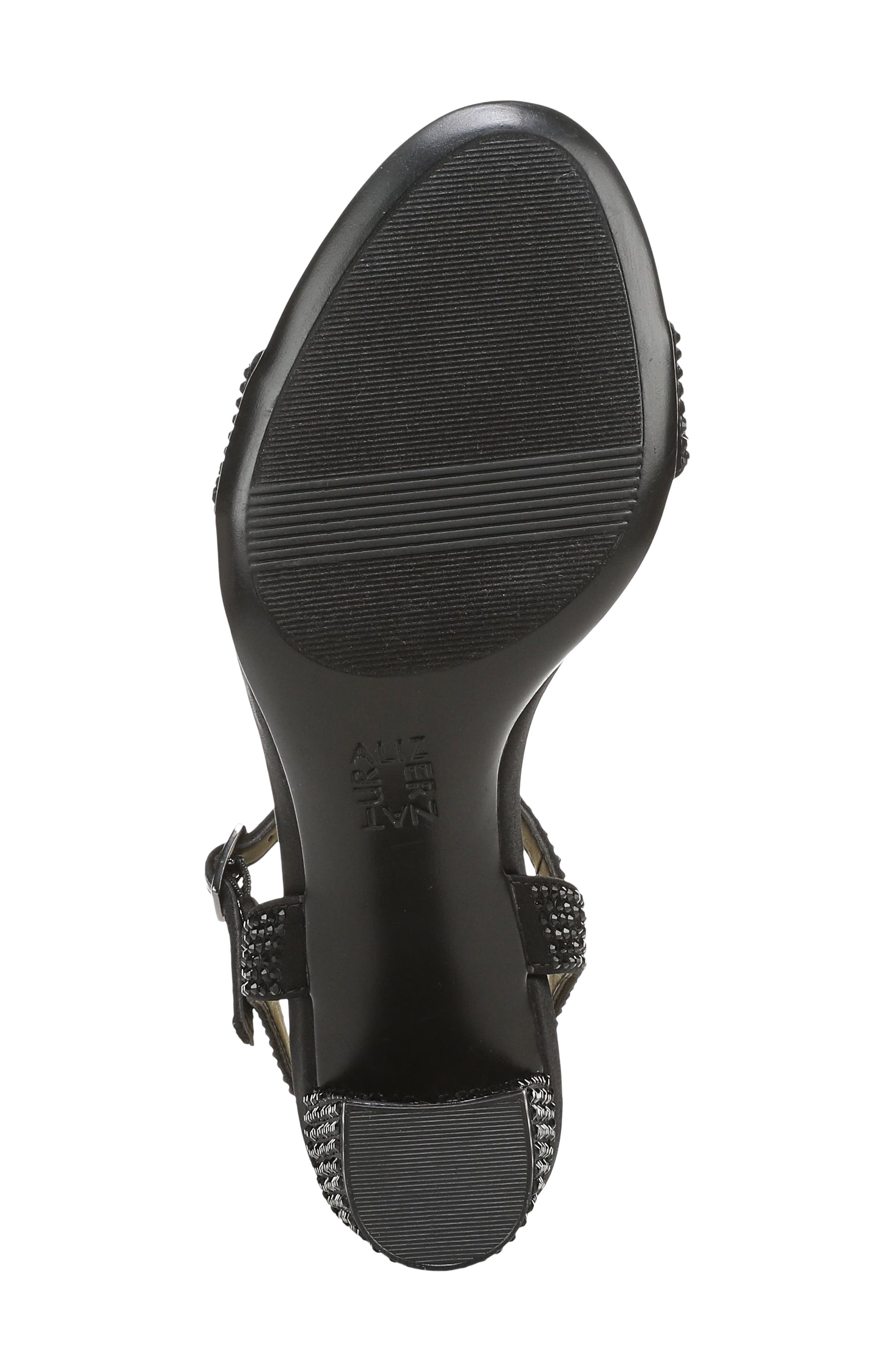 Bristol Block Heel Sandal, Alternate, color, BLACK SATIN