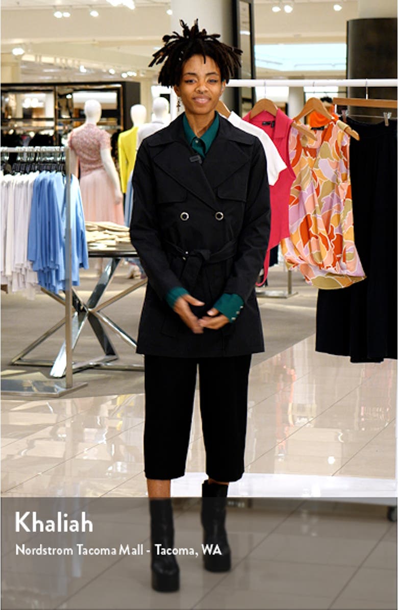 Double Breasted Belted Trench Coat, sales video thumbnail