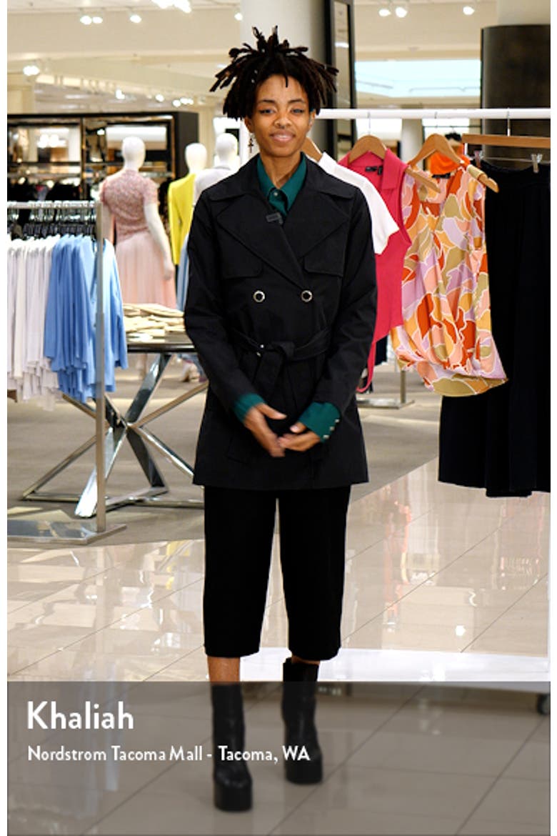 Double Breasted Belted Trench Coat video