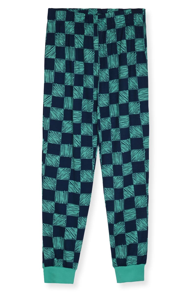 SLEEP ON IT Kids' Print Long Pajamas, Alternate, color, Green