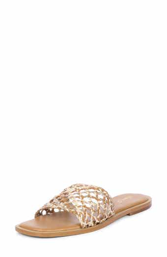 SAINT G Jade Woven Slide Sandal