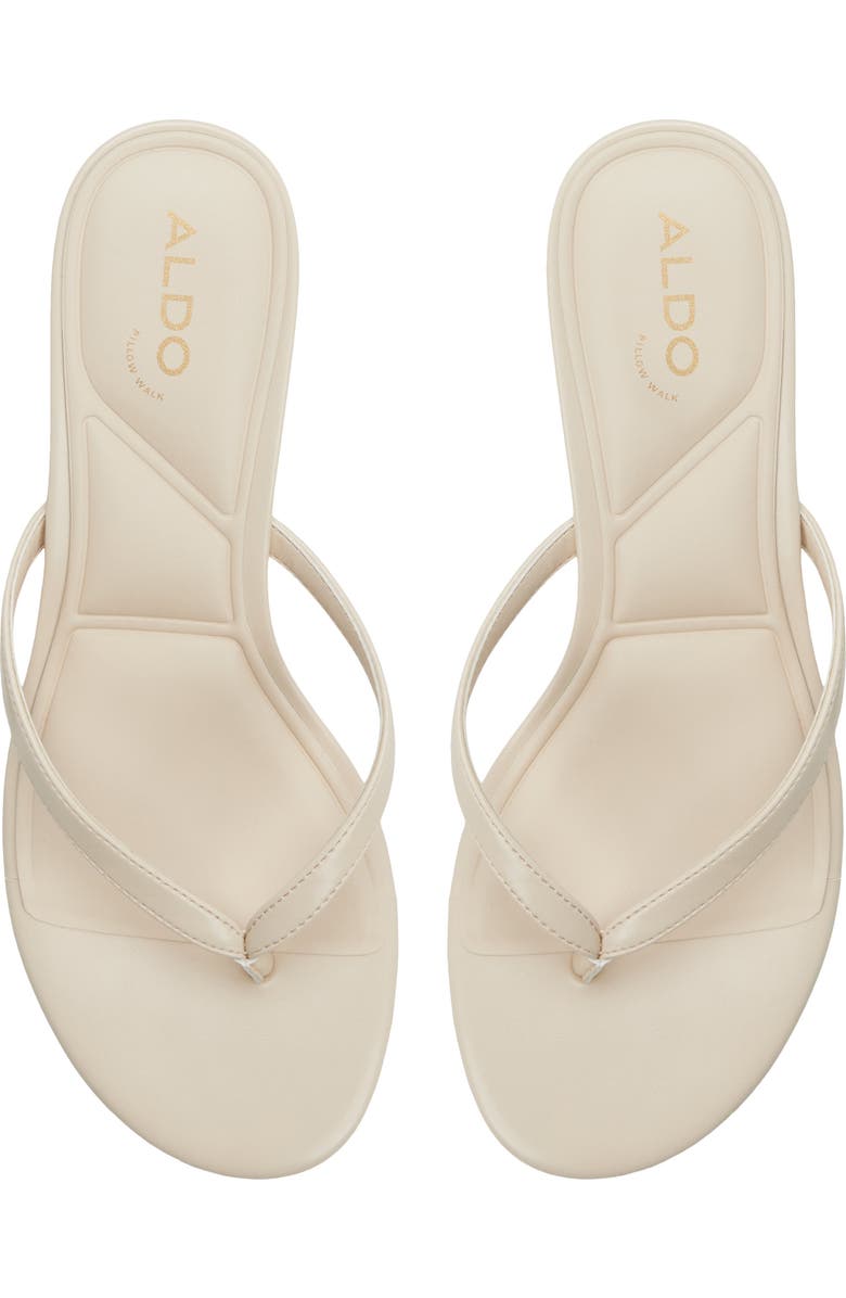 ALDO Lift Flip Flop, Alternate, color, Cream