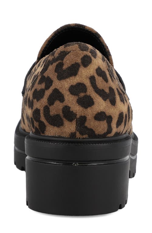 Mia Yoani Lug Sole Penny Loafer In Multi