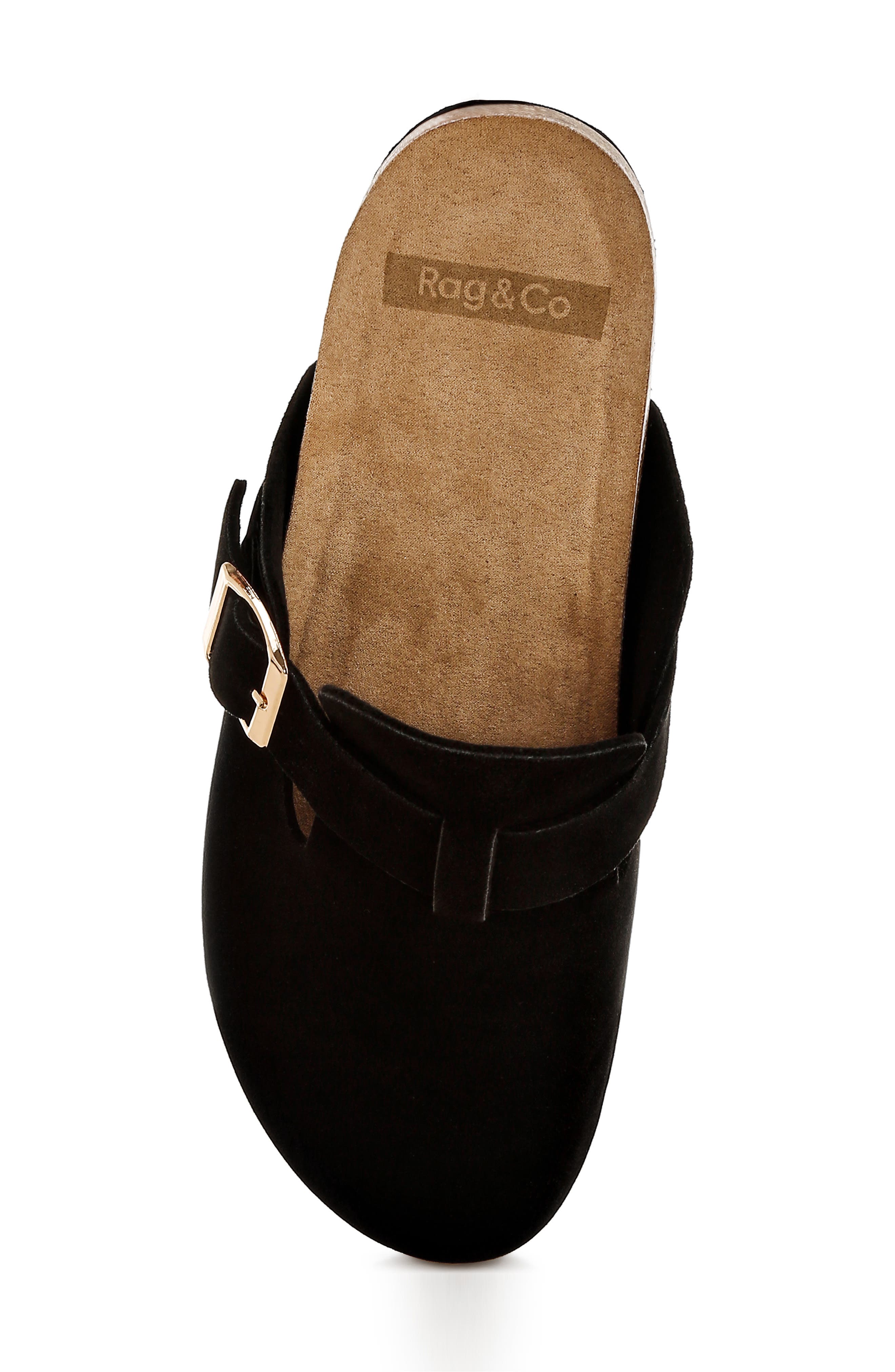 Rag & Co Ratiha Mule, Alternate, color, Black