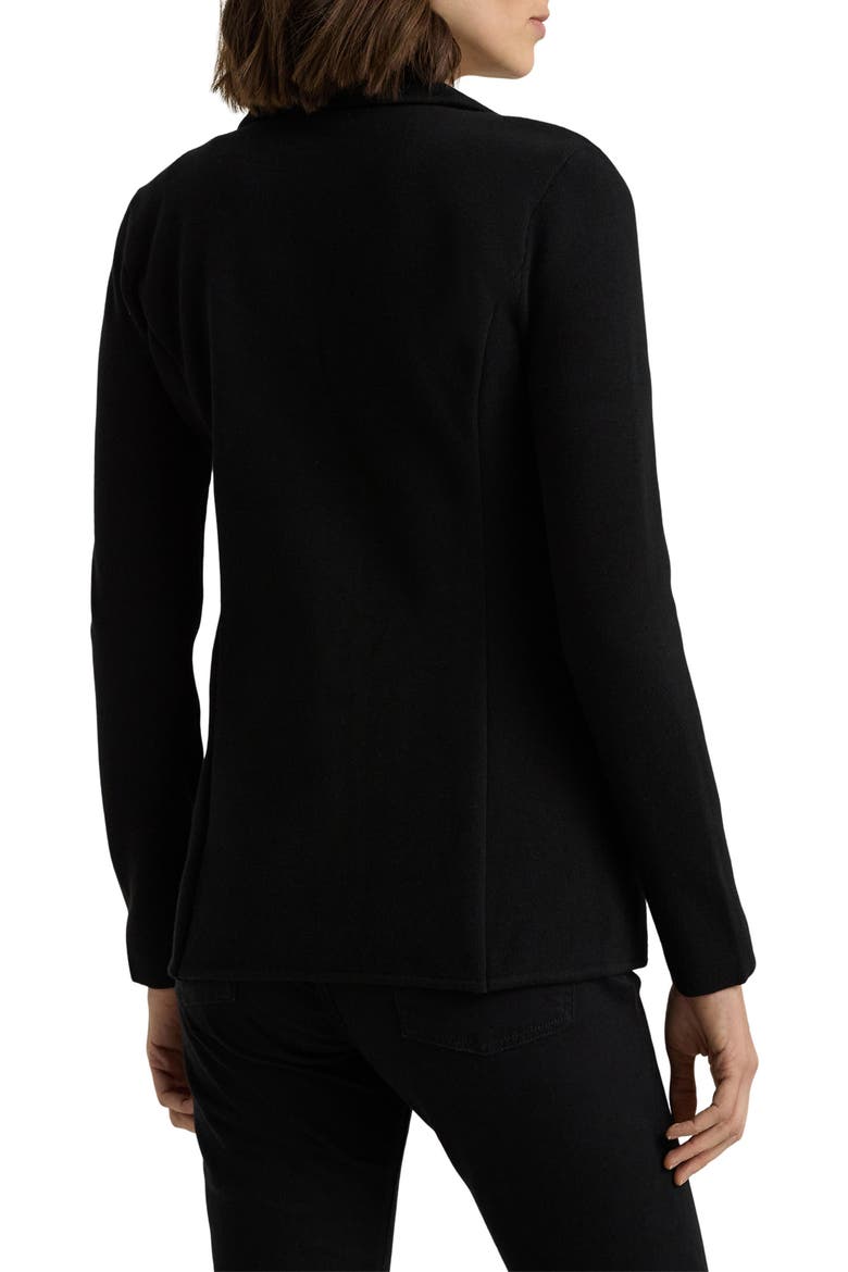 Combed Cotton Blend Blazer, Alternate, color, POLO BLACK