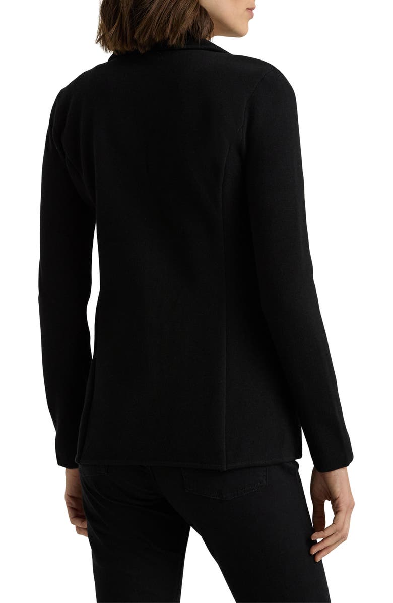 Lauren Ralph Lauren Combed Cotton Blend Blazer, Alternate, color, Polo Black