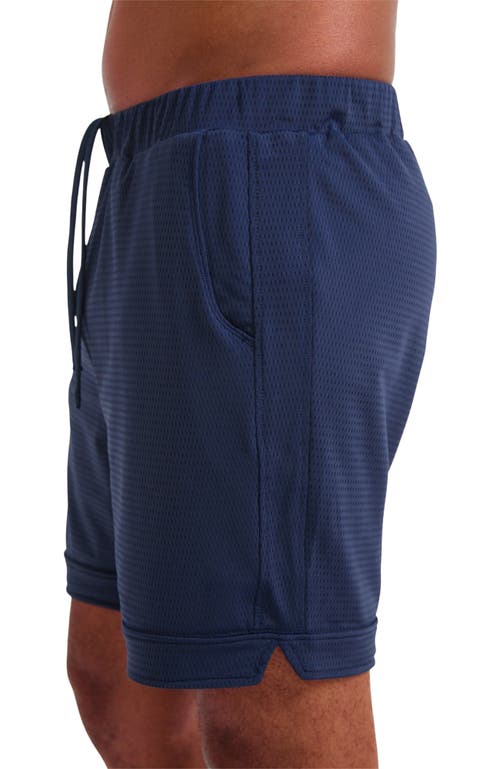 Jambys Softstretch Basketball Shorts In Navy