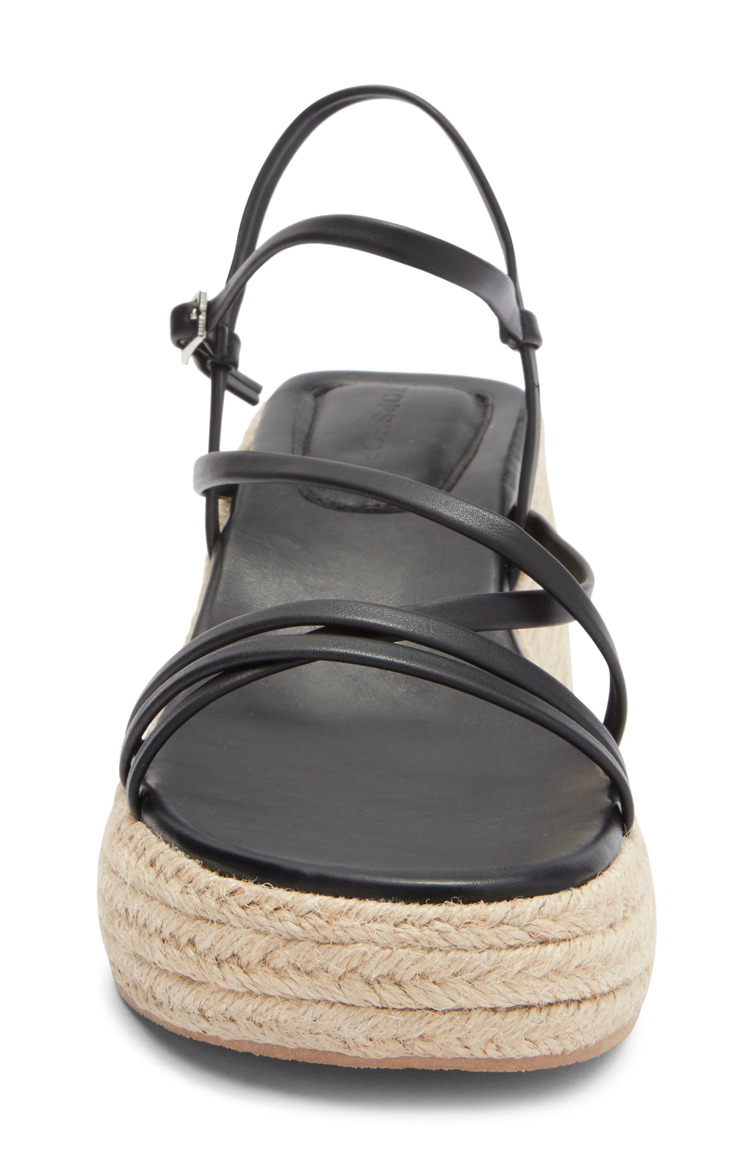 Topshop Jess Espadrille Platform Sandal, Alternate, color, 