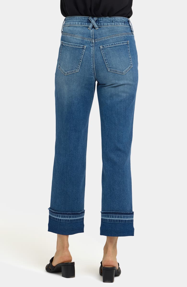 NYDJ Bailey High Waist Ankle Relaxed Straight Leg Jeans, Alternate, color, Sun Soak