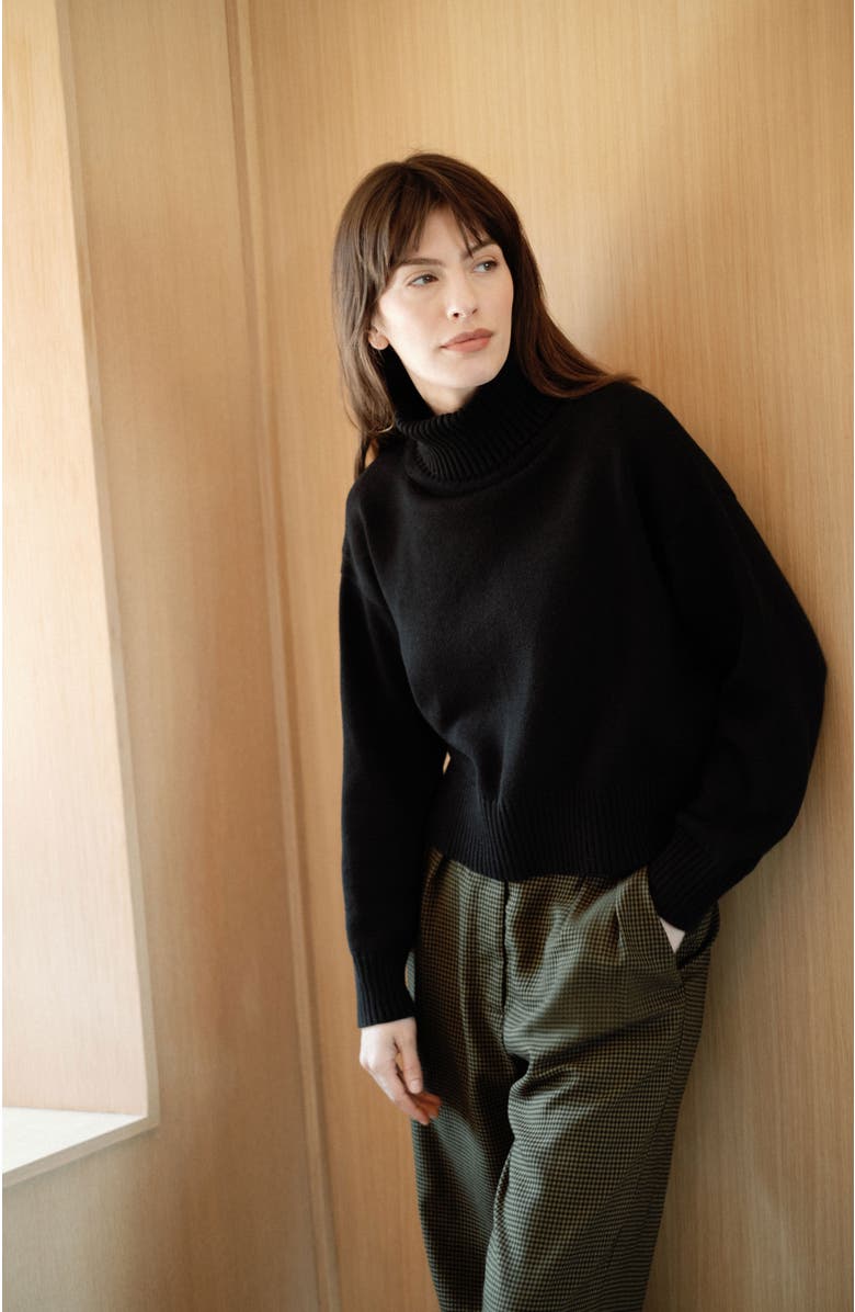 Whimsy + Row Penelope Pullover, Alternate, color, Black