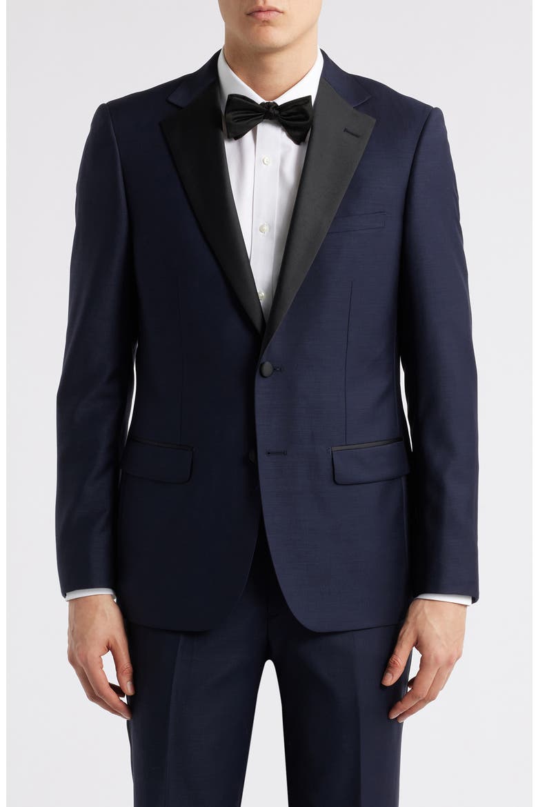Matteo Slim Fit Navy Wool Tuxedo, Alternate, color, NAVY