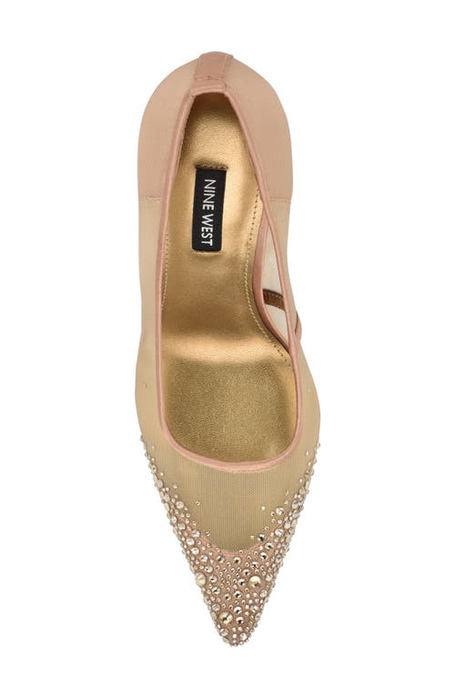 Nine West Jamiey Pointed Toe Pump In Brown