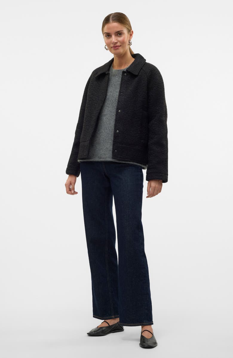 VERO MODA Lara Emilia Jacket, Alternate, color, Black