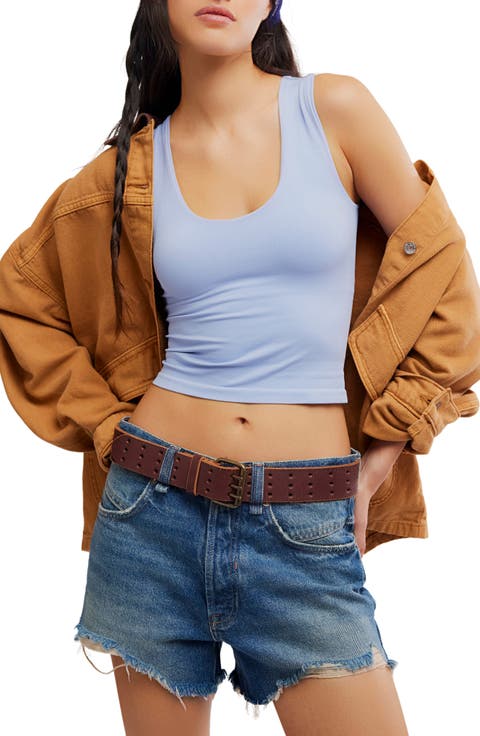 Clean Lines Seamless Crop Muscle Tank