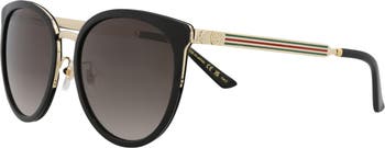 56mm Round Sunglasses