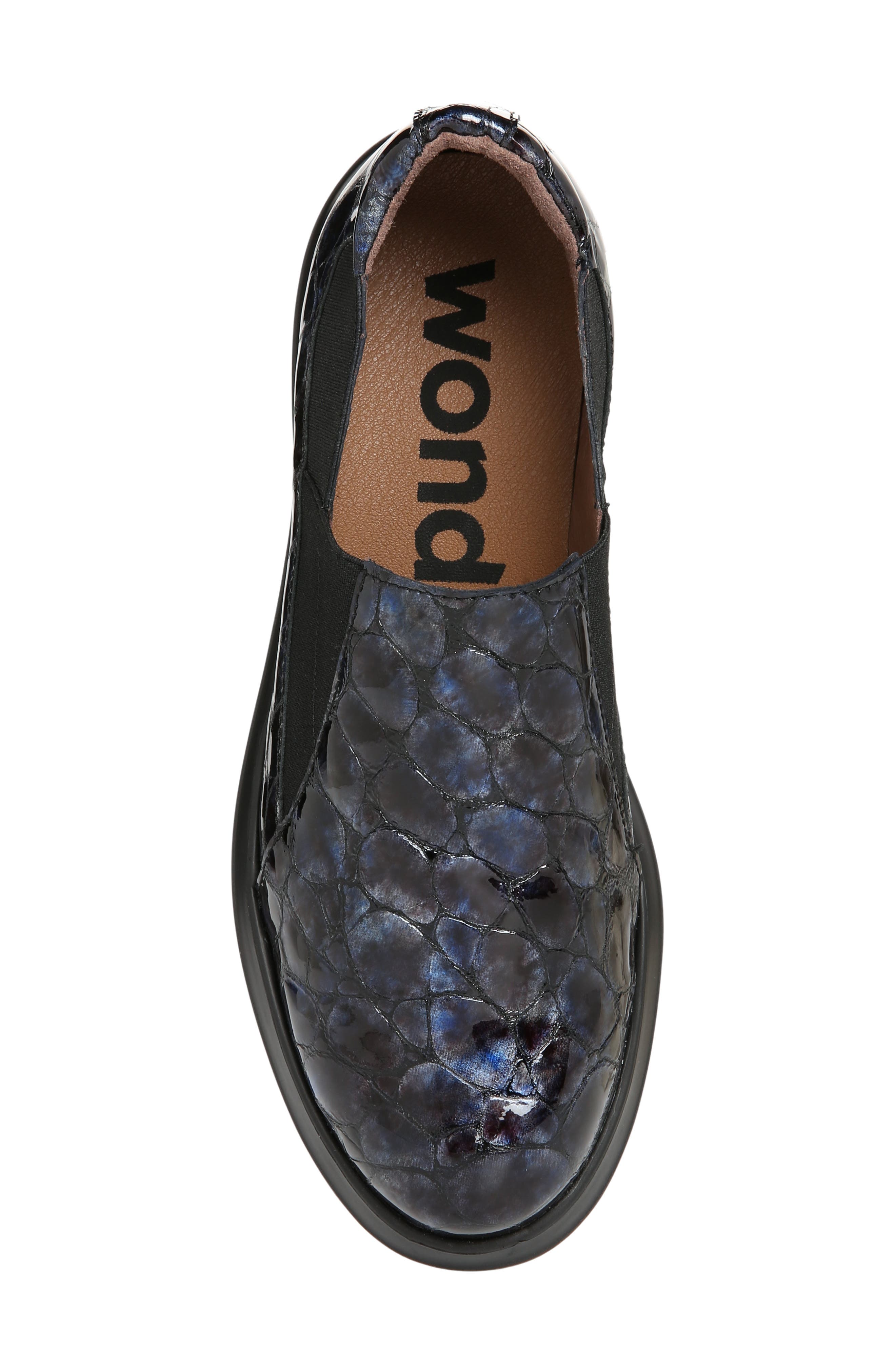 Twin Gore Platform Loafer, Alternate, color, BARBUN NAVY