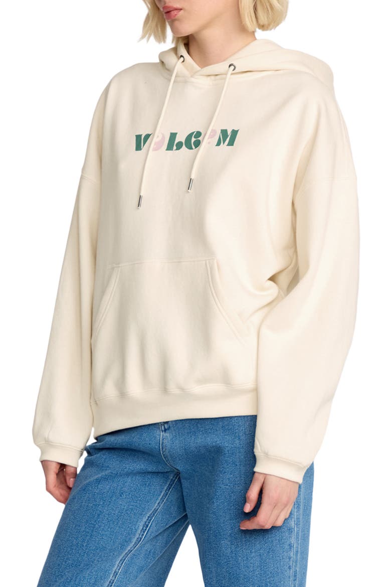 Stone Art Up Graphic Hoodie, Alternate, color, BONE