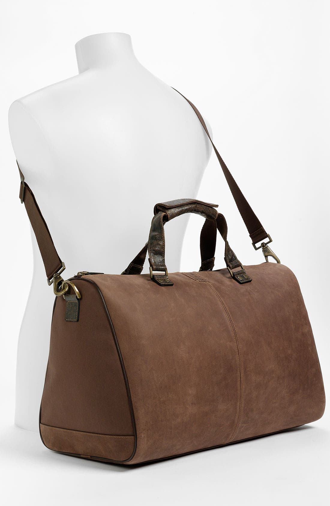 'Leon' Duffel, Alternate, color, MOCHA/ GREEN PLAID