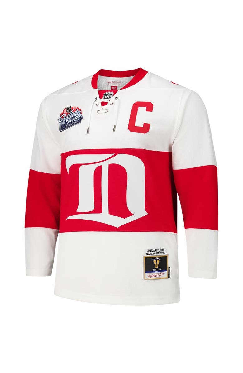 Mitchell & Ness Men's Nicklas Lidstrom White Detroit Red Wings 2008-09 Power Play Jersey, Alternate, color, White