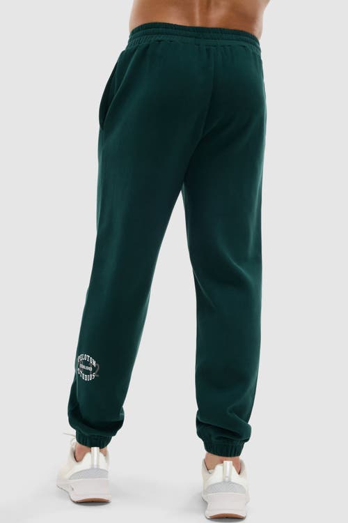 Peloton Soft Fleece Sweatpant In Green