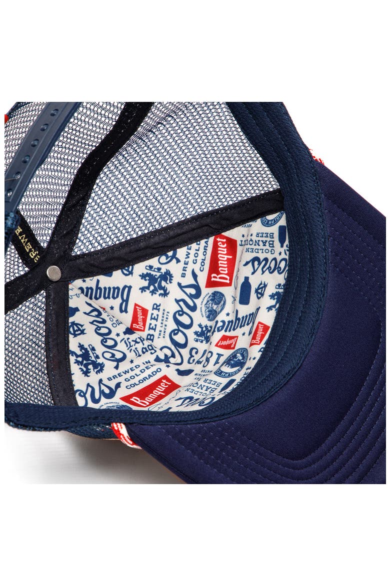 Sublimated Trucker Hat, Alternate, color, NAVY
