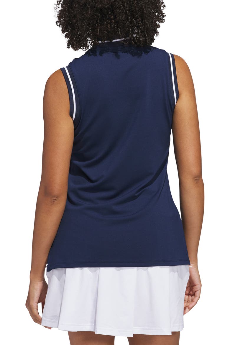 Ultimate 365 Sleeveless Golf Half Zip Top, Alternate, color, COLLEGIATE NAVY/ WHITE