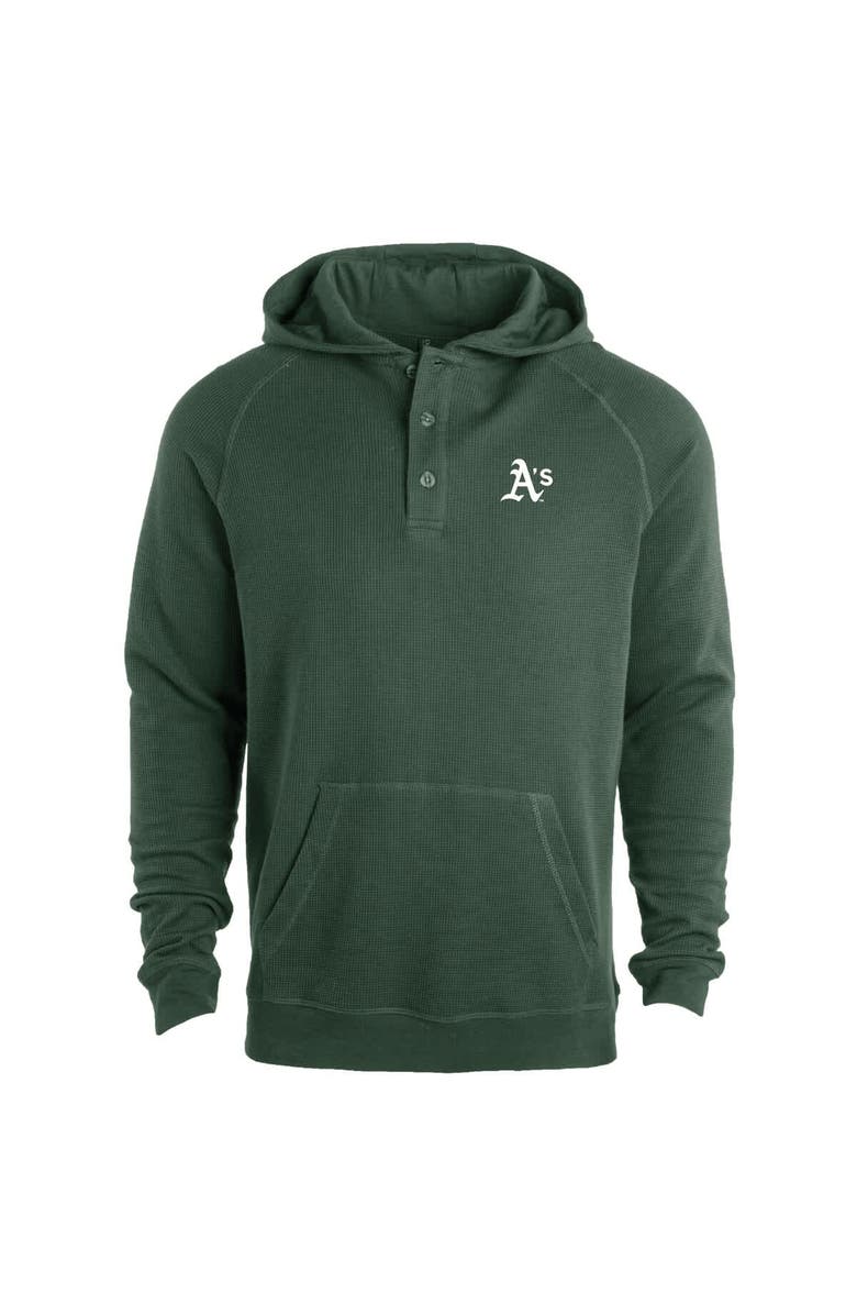 DUNBROOKE Men's Dunbrooke  Green Athletics Montana Raglan Pullover Hoodie, Alternate, color, 