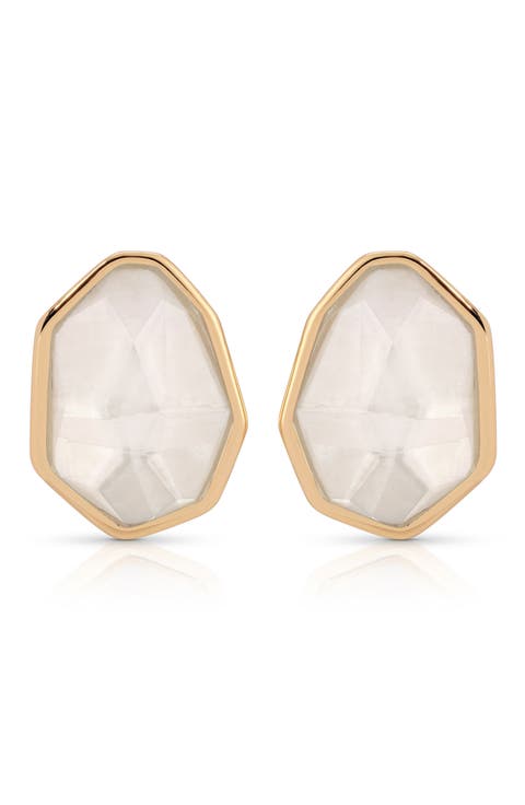 Seastone Stud Earrings