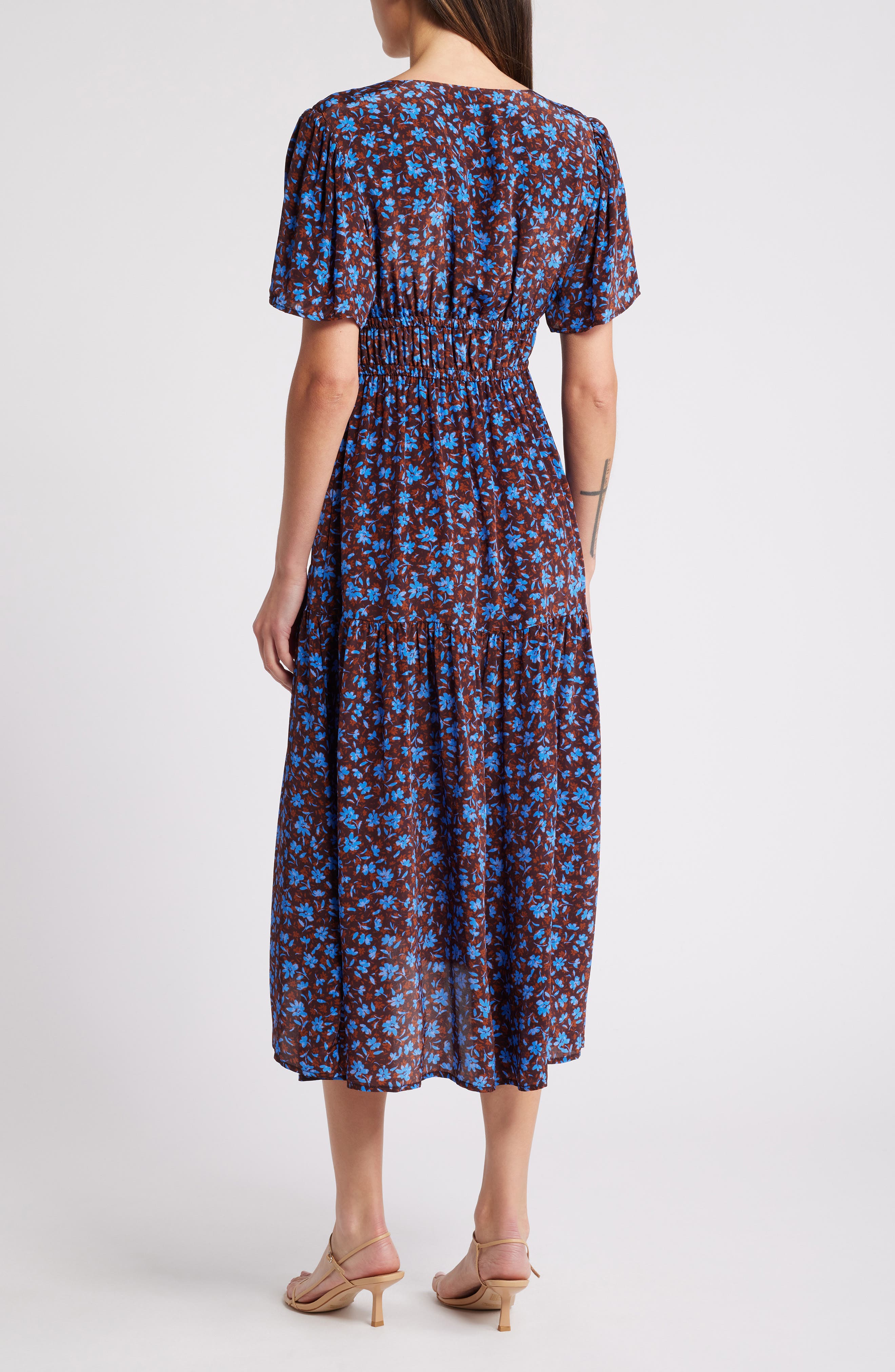 Rails Adelaide Floral Midi Dress (Women) | Nordstrom