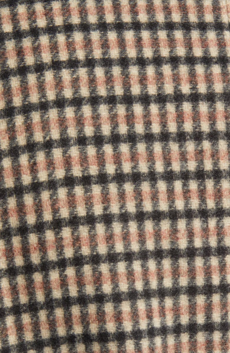 Sam Edelman Plaid Wool Blend Trench Coat, Alternate, color,