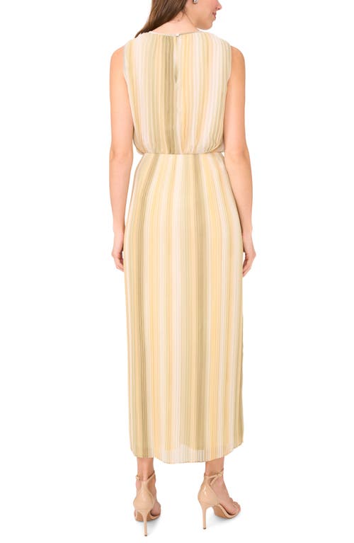 HALOGENR HALOGEN(R) OMBRÉ STRIPE PLEATED MAXI SKIRT