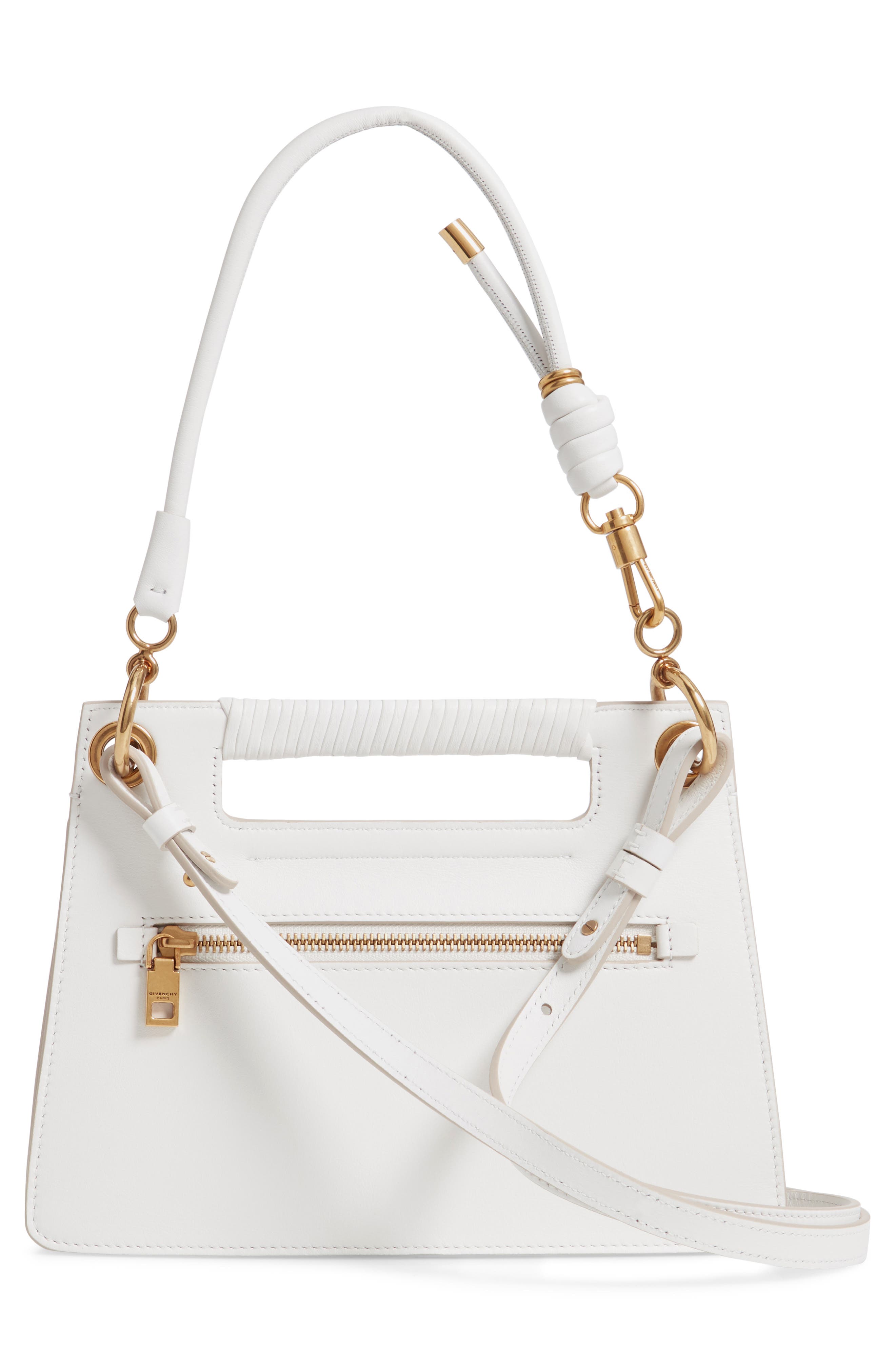 Small Whip Top Handle Bag, Alternate, color, WHITE