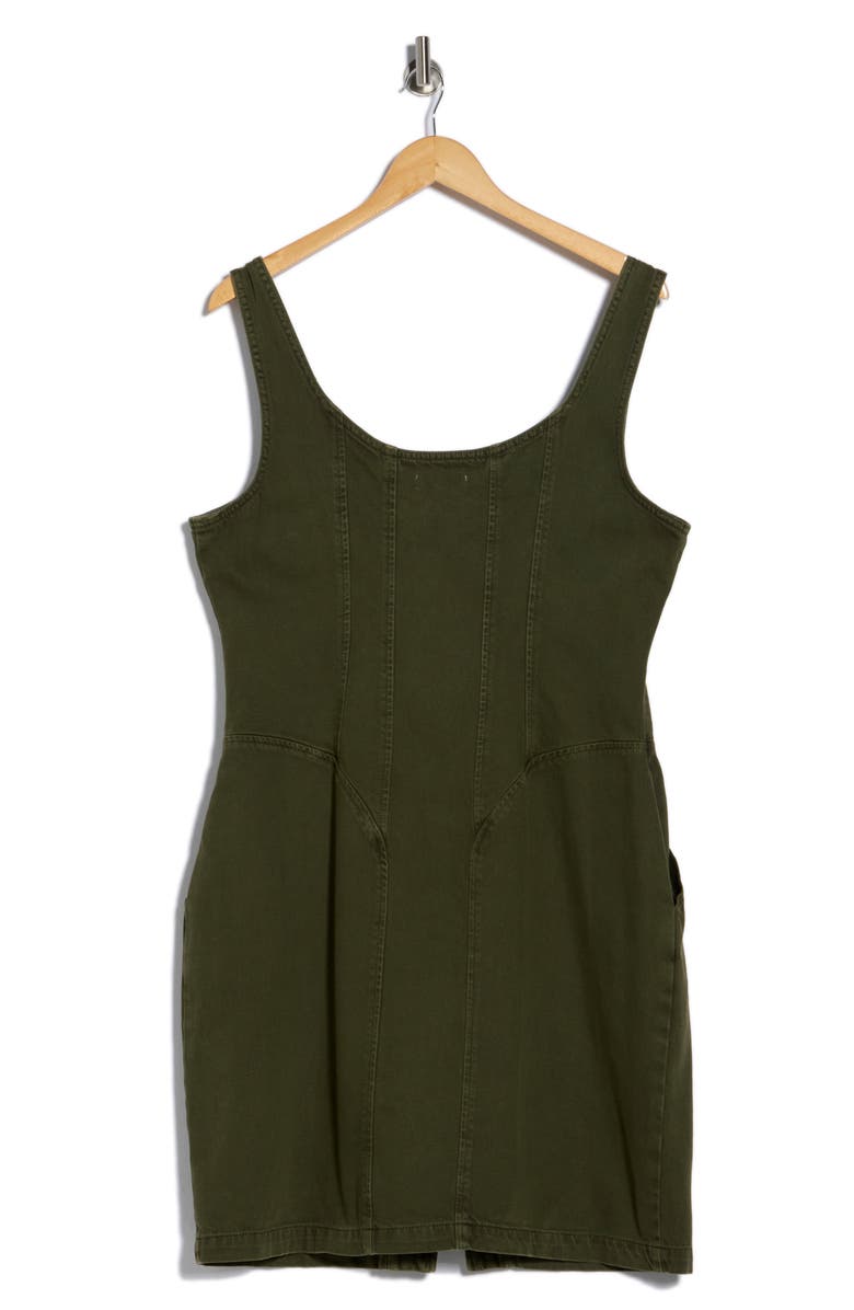 L'AGENCE Jaxyn Sleeveless Zip Front Dress, Alternate, color, Picholine