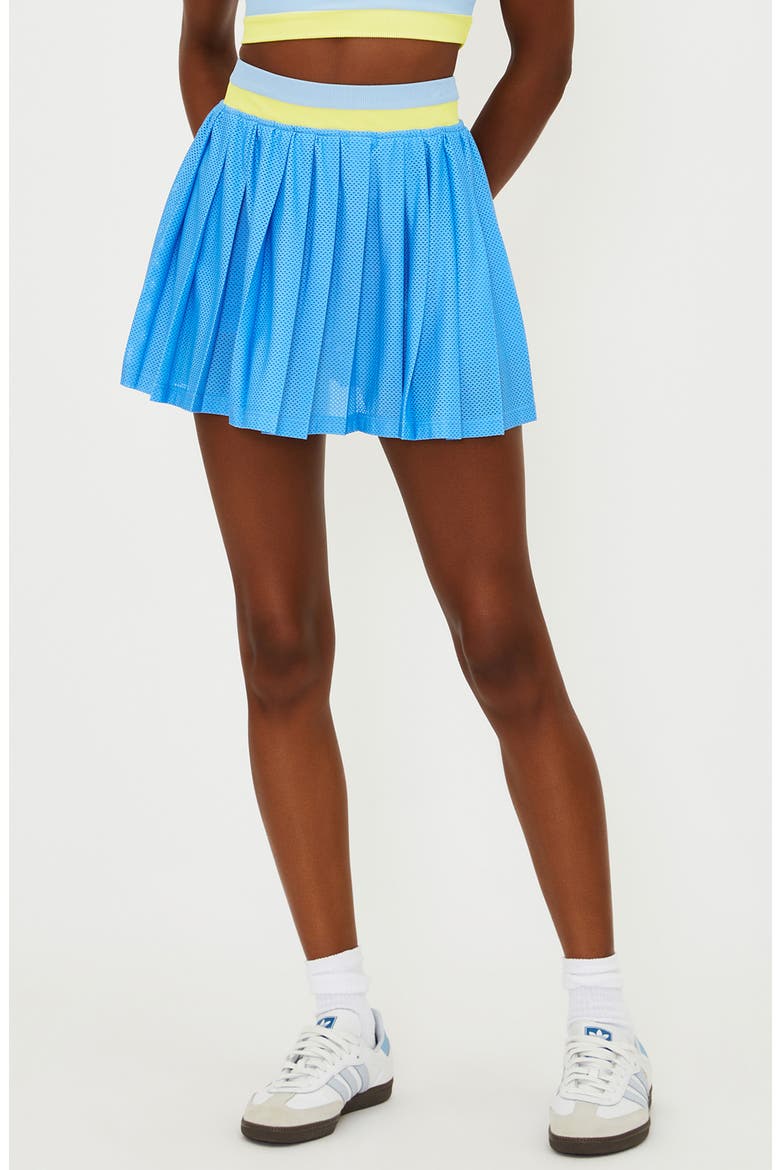 Irina High Waist Skort, Main, color, MARINA BLUE COLORBLOCK