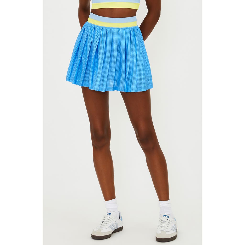 Beach Riot Irina High Waist Skort In Blue