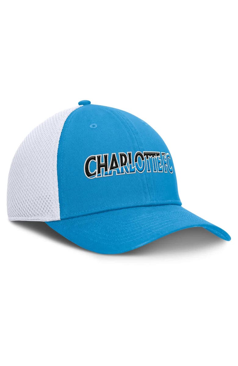 FANATICS Men's Fanatics Blue Charlotte FC Rocket Flex Hat, Alternate, color, Blue