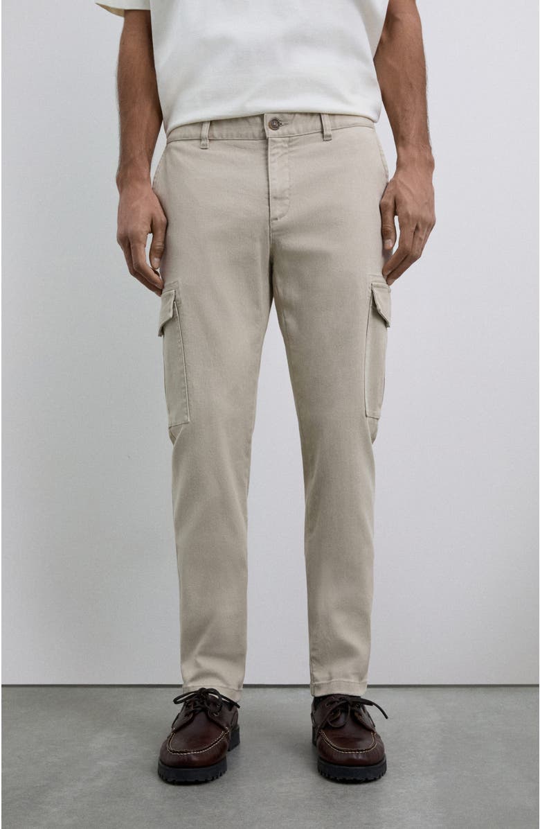 Scalpers Brea Cargo Pants, Main, color, Stone