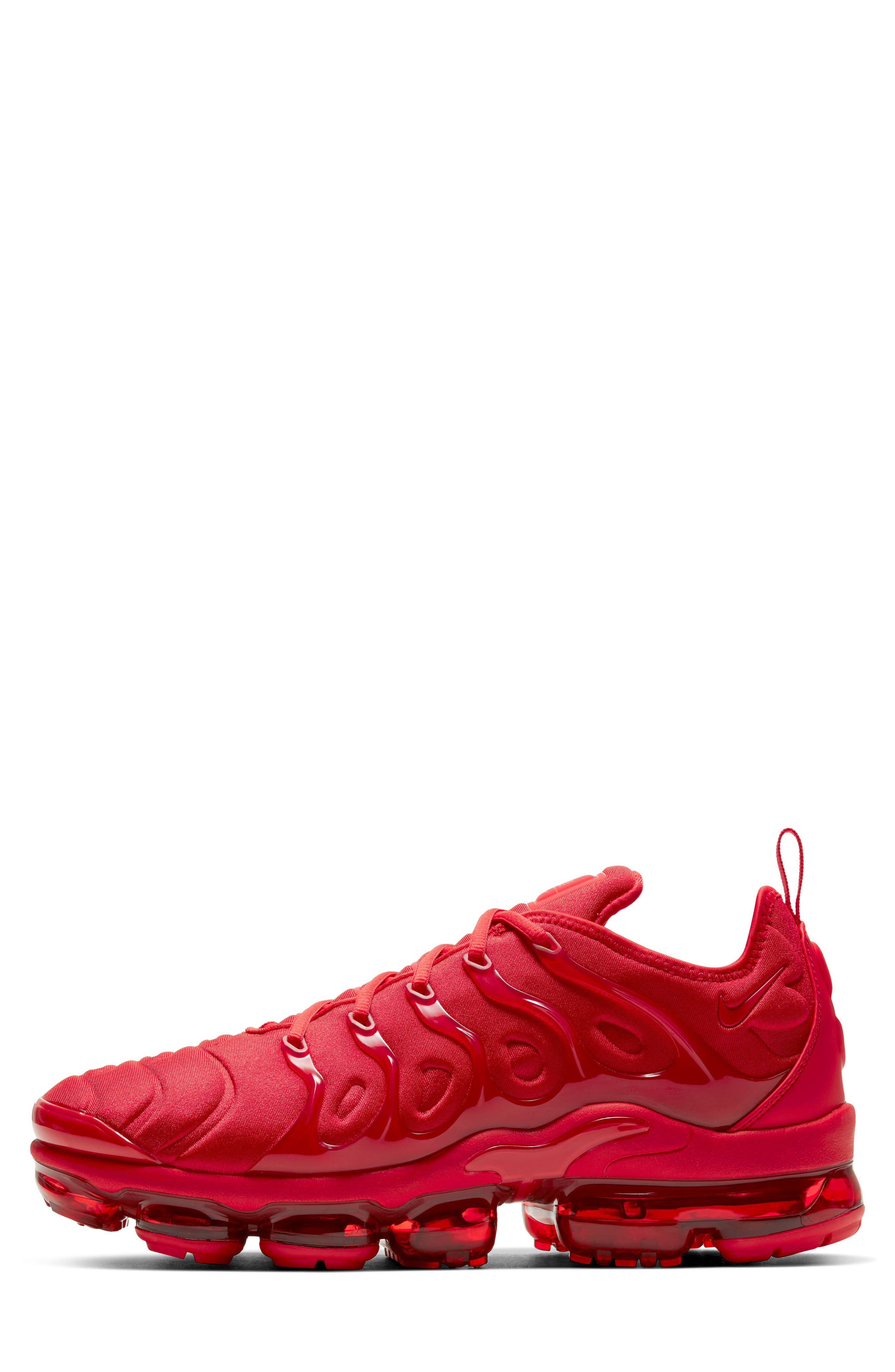 Air VaporMax Plus Sneaker, Alternate, color, UNIVERSITY RED
