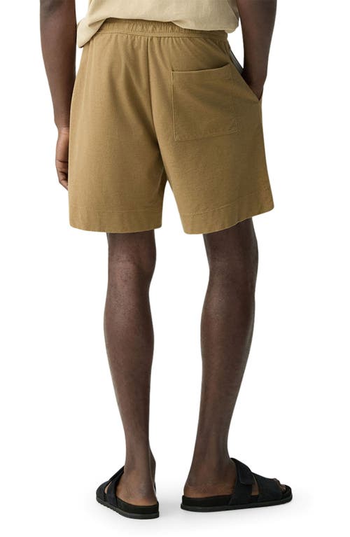 Theory Cotton Terry Cloth Drawstring Shorts