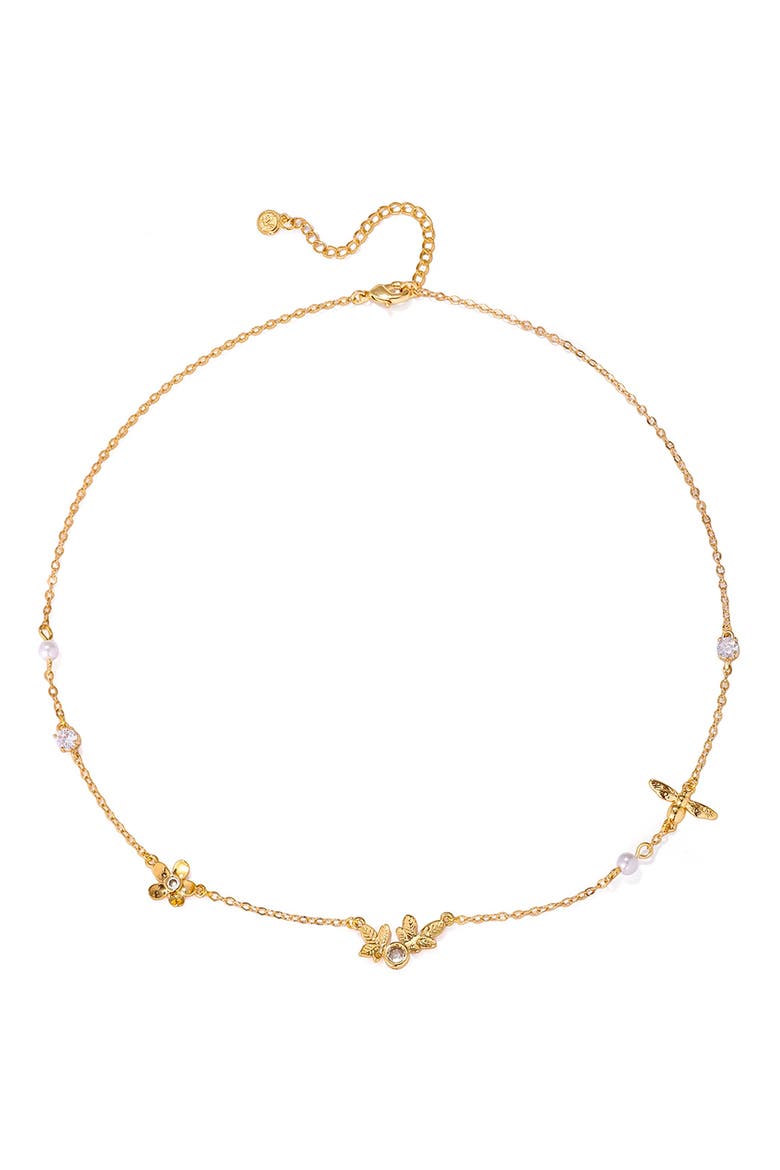 Hive Necklace, Main, color, GOLD