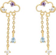 Girls Crew Reigning Clouds Drop Earrings