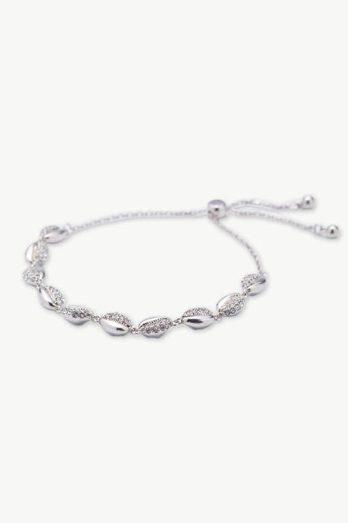 Classicharms Lucia Shell Whisper Bolo Bracelet In Gray
