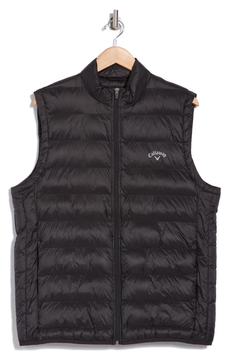 Callaway Golf<sup>®</sup> Full Zip Puffer Vest, Alternate, color, Caviar