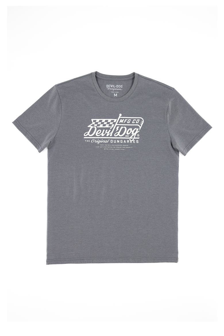 Morph Flag Graphic T-Shirt, Alternate, color, MED GREY